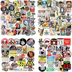 200 Pieces Hard Hat Stickers for Tool Box Helmet Funny Construction Vinyl Waterproof Tool Box Stickers American Patriotic Helmet Decals for Electrician Worker Helmet Hardhat