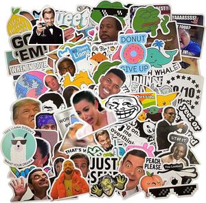 (122 Pcs) Funny Meme Vinyl Stickers Pack, Vine Stickers for Laptop, iPhone, Water Bottles, Computer, and Hydro Flask,